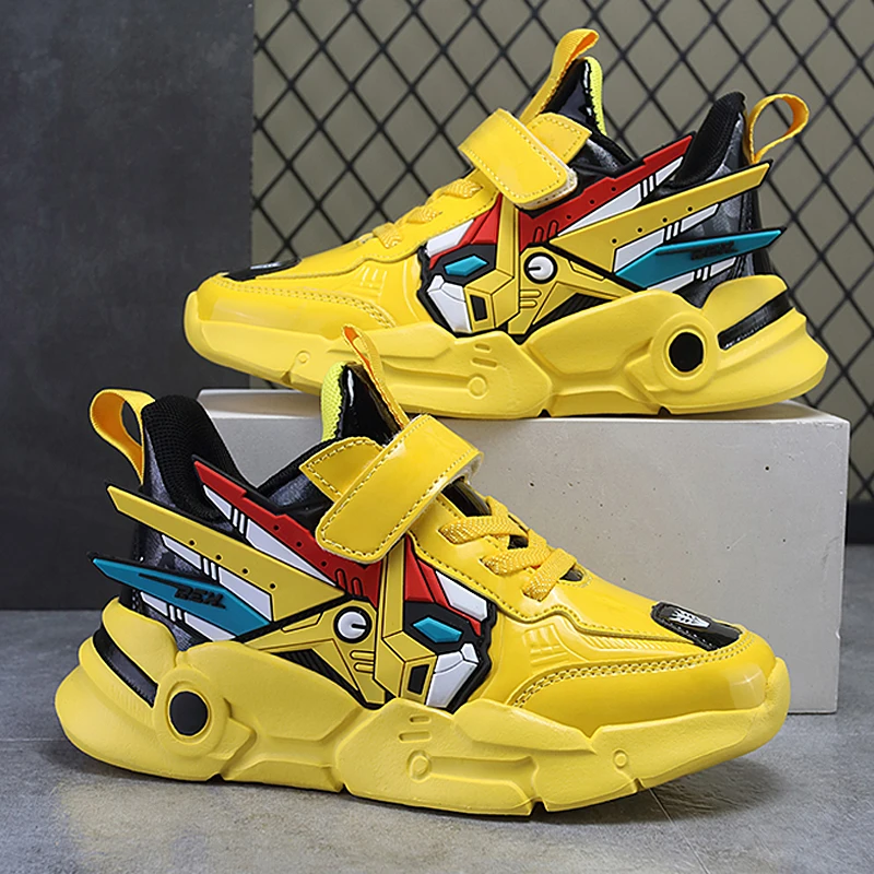 Kids-Casual-Shoes-Boys-Leather-5-15y-Children-Tennis-Fashion-Sneakers-Toddlers-Outdoor-Cartoon-Size-27-2