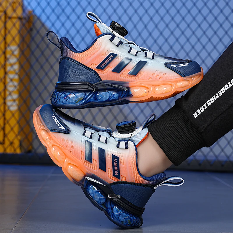 Parent-child-shoes-Girls-Shoes-Convenient-knobs-Children-s-sneakers-Fall-boys-Breathable-mesh-shoes-Running-1